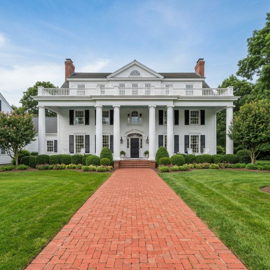 Colonial home exterior in Columbia, SC by Arco Group LLC